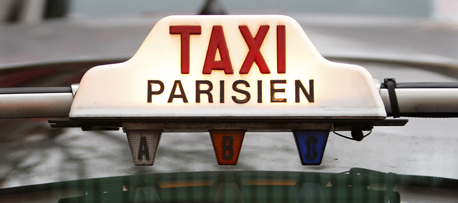 chaffeur de taxi a Paris