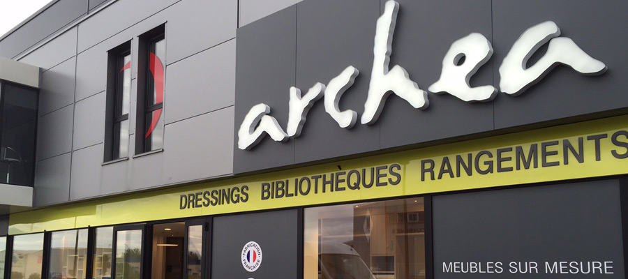 Enseigne de la franchise Archea