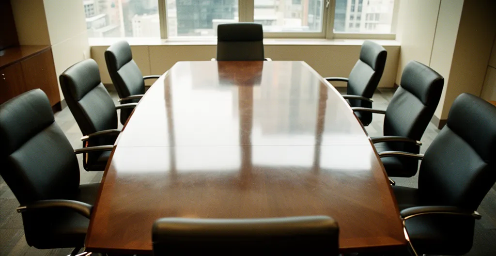 Entrepreneurs réunis autour d'une table en bois avec documents de création d'entreprise et maquettes architecturales représentant différentes structures juridiques