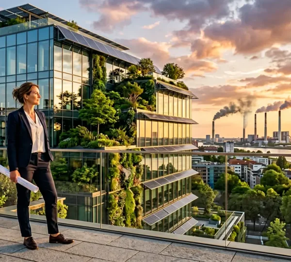 Vision stratégique d'une entreprise transformant les contraintes réglementaires en opportunités d'innovation